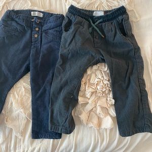 Zara boy pants 12-18 months (2 pair)